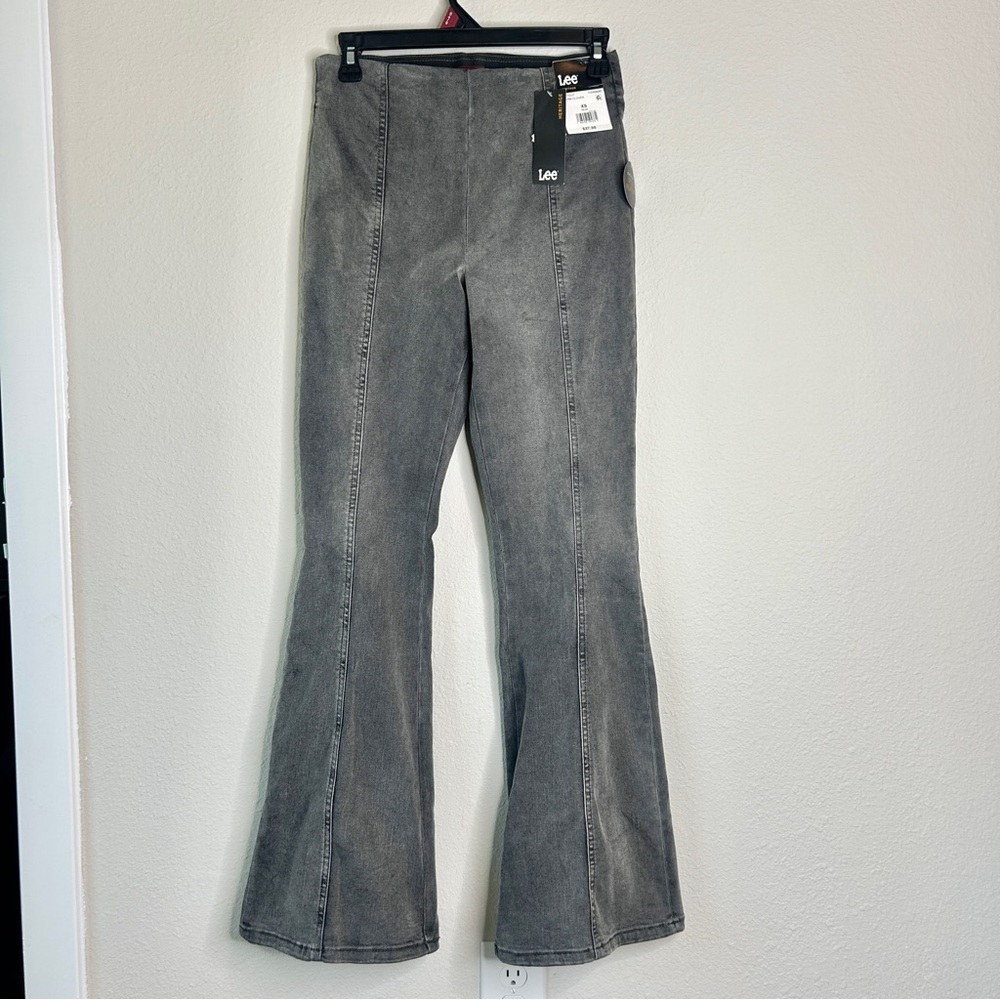 Lee Women's Charcoal Flare Pants